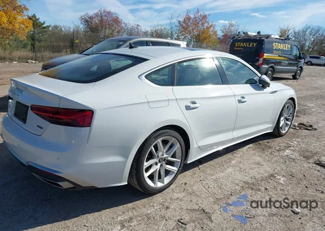 2024 Audi A5 Sportback Premium Plus 45 Tfsi Quattro S Tronic из США, поврежденный, VIN WAUFACF51RA122978